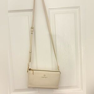 Elegant Cream Crossbody Bag